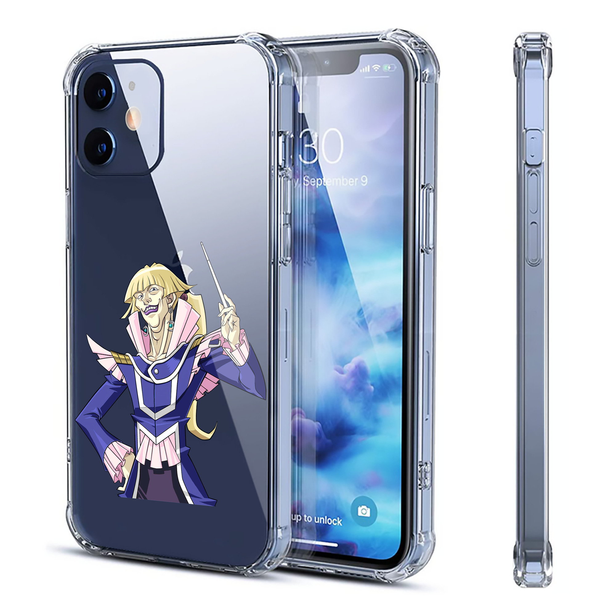 （画像用） 遊☆戯☆王 Yu-Gi-Oh! 【iPhone 12シリーズ対応】透明スマホケース（クリアソフトケース）